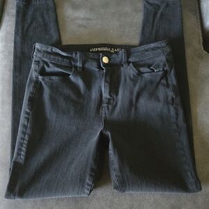 Women's AE Black Skinny Jeans